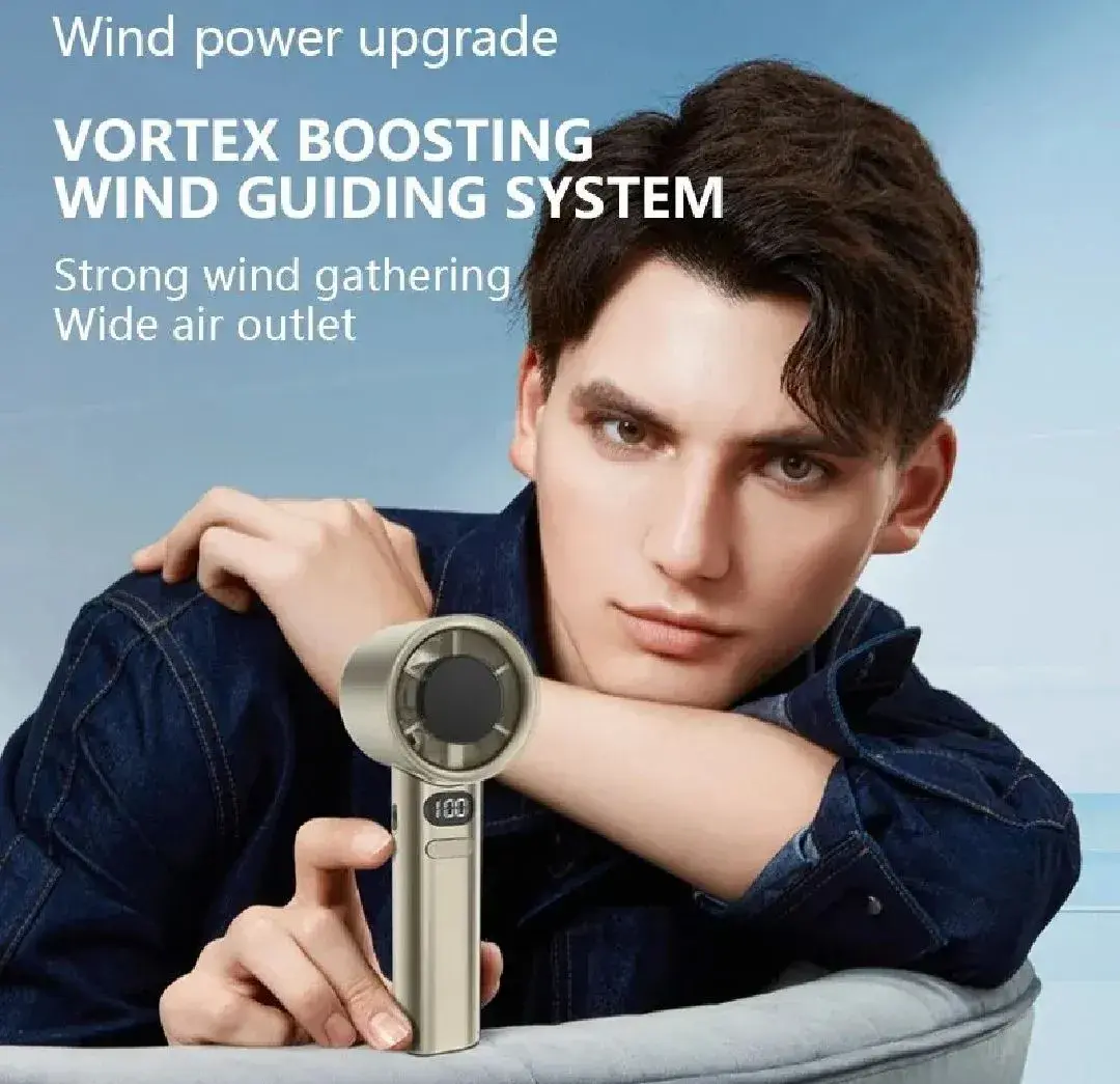 Picture of M11 Handheld Fan Portable Bladeless Mini Fan rechargeable