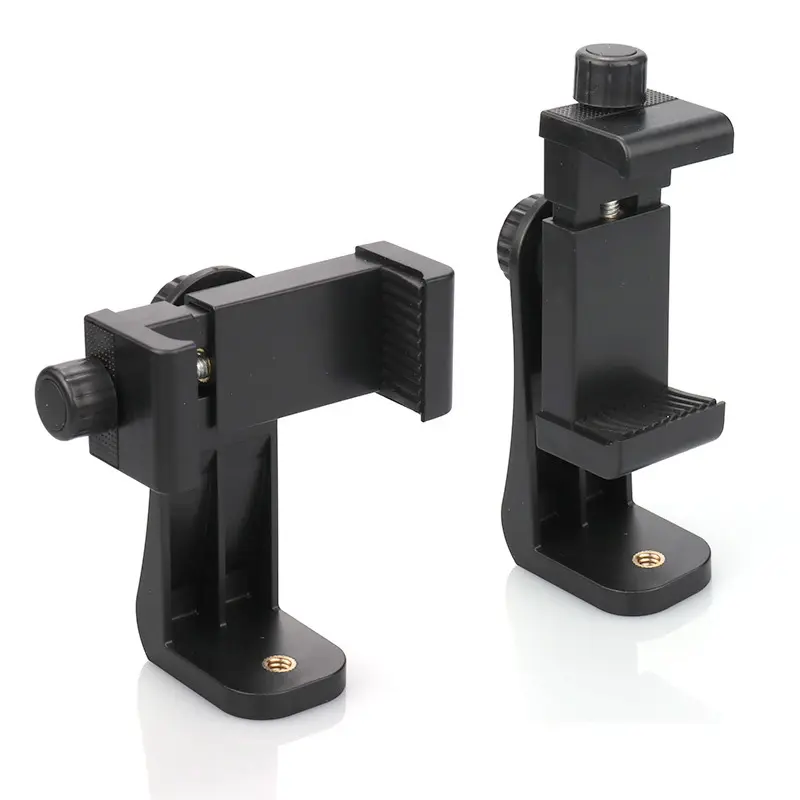 Picture of 360° Rotating Mobile Phone Holder Clip | Horizontal & Vertical Tripod Mount | Universal Smartphone Stand