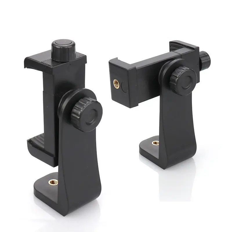 Picture of 360° Rotating Mobile Phone Holder Clip | Horizontal & Vertical Tripod Mount | Universal Smartphone Stand