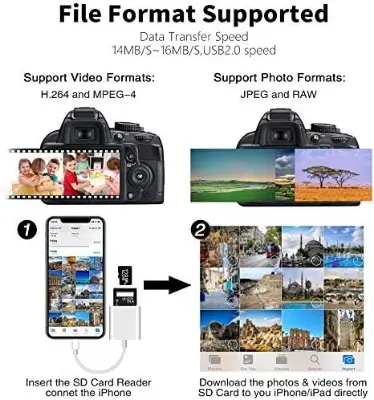 Picture of Type-C OTG SD/TF Card Reader – Portable High-Speed Adapter for Phones & Tablets