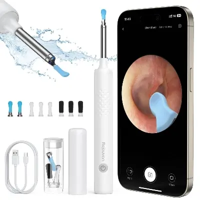 Picture of Smart Visual intelligent Ear Cleaner earpick NE series High Precision Ear Wax Removal beauty Tool with Camera LED Light Wireless Otoscope Smart Ear Cleaning Kit