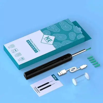Picture of Smart Visual intelligent Ear Cleaner earpick NE series High Precision Ear Wax Removal beauty Tool with Camera LED Light Wireless Otoscope Smart Ear Cleaning Kit