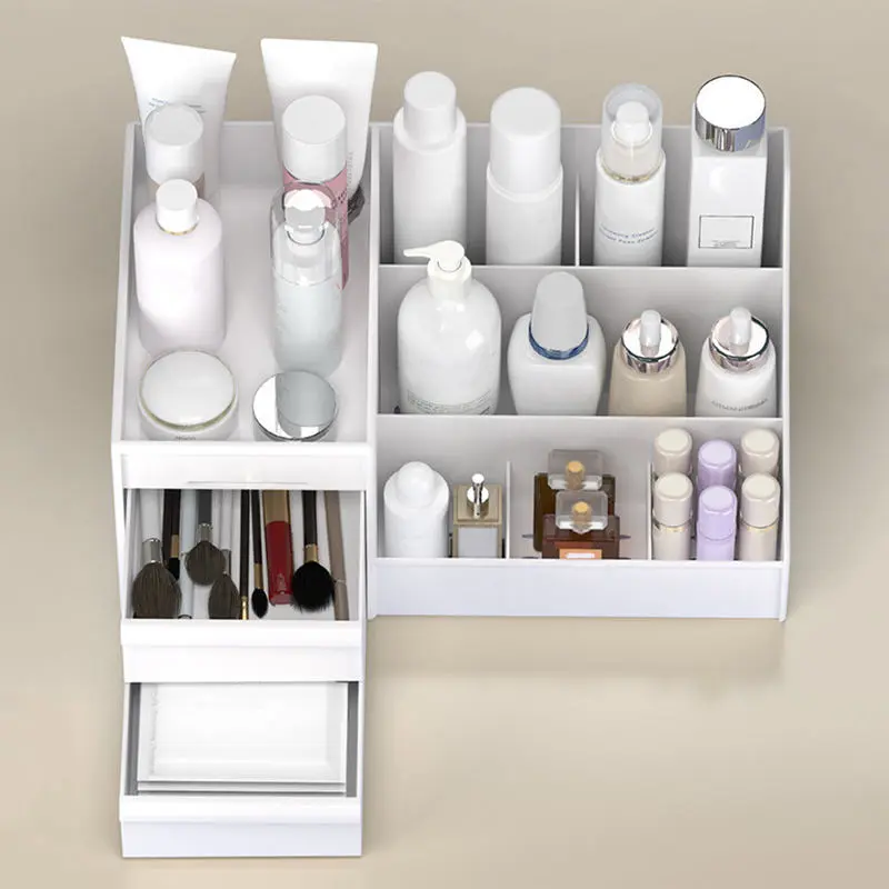 Picture of Plastic Makeup Organizer Drawer Box for Cosmetics, Jewelry & Nail Accessories