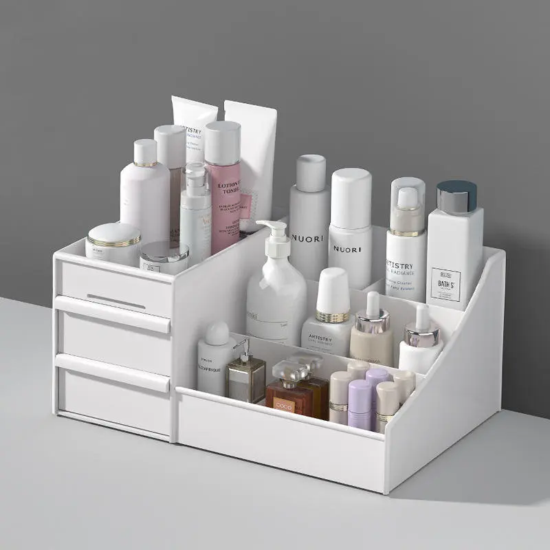 Picture of Plastic Makeup Organizer Drawer Box for Cosmetics, Jewelry & Nail Accessories