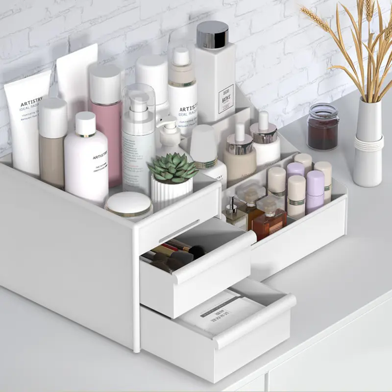 Picture of Plastic Makeup Organizer Drawer Box for Cosmetics, Jewelry & Nail Accessories