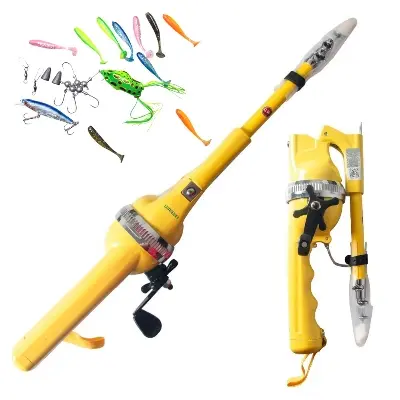 Picture of 1.31M Foldable Fishing Rod with Reel & 11-Piece Accessories Set – Portable Telescopic Fishing Kit for Freshwater & Saltwater