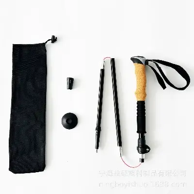 Picture of Black Maker 2701 Adjustable Aluminum Trekking Pole (35-130cm) – Lightweight 290g Hiking Stick
