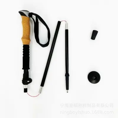 Picture of Black Maker 2701 Adjustable Aluminum Trekking Pole (35-130cm) – Lightweight 290g Hiking Stick