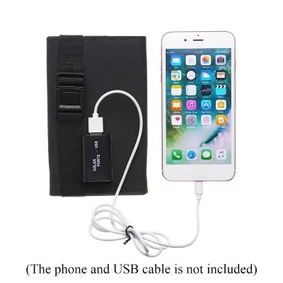 Picture of Portable Solar Panel Charger – Multi-Device Power Bank for Outdoors and Camping