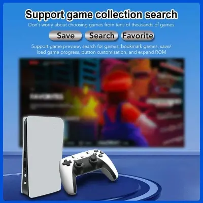 Picture of RS5 4K Game Console 40,000+ Games | 64GB Retro Gaming Stick with Dual Wireless Controllers
