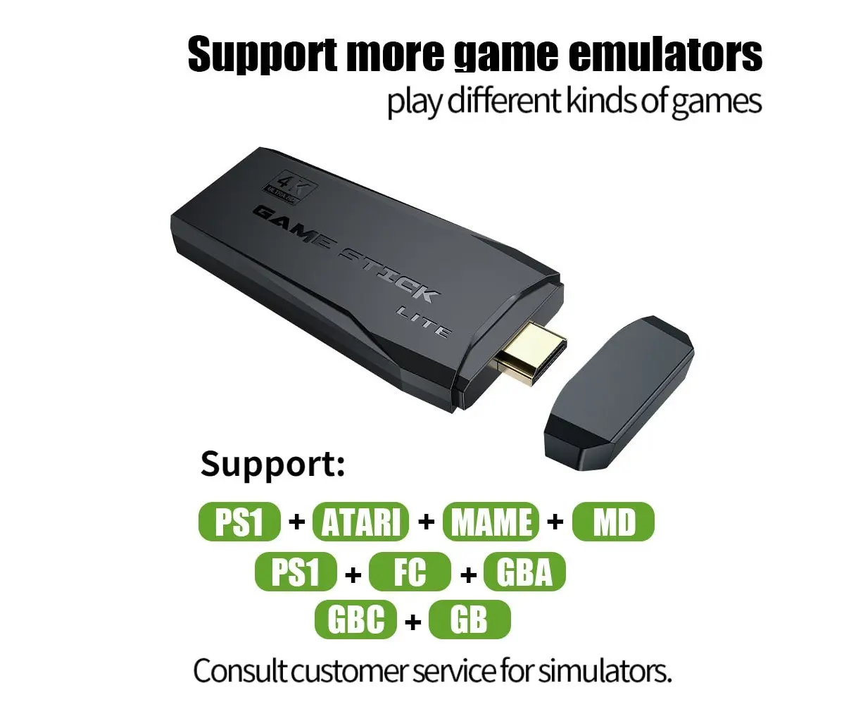Picture of Premium Quality - M8 Game Stick Gamebox Retro Game console 10000 Games - Signifying Quality