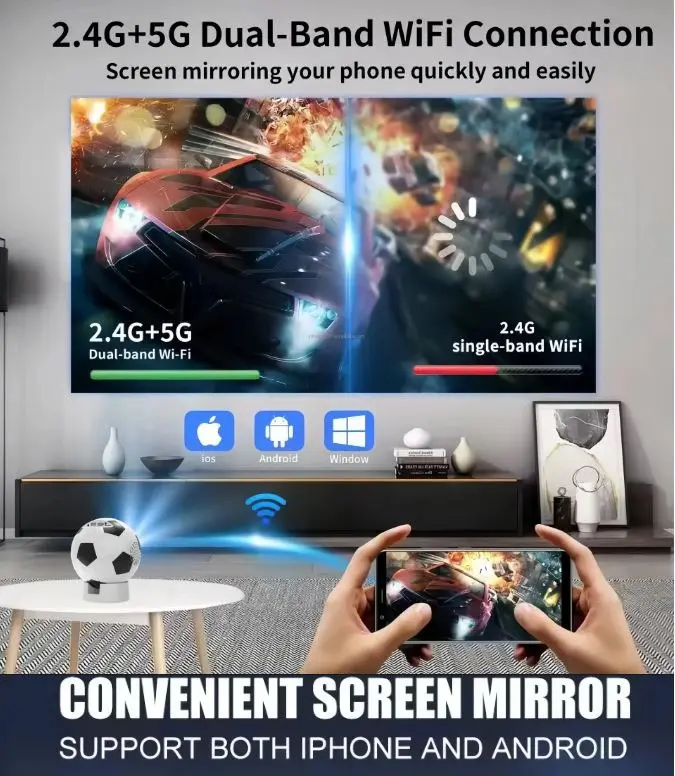 Picture of F20 Football Projector – Best HD Projector for Sports & Home Use