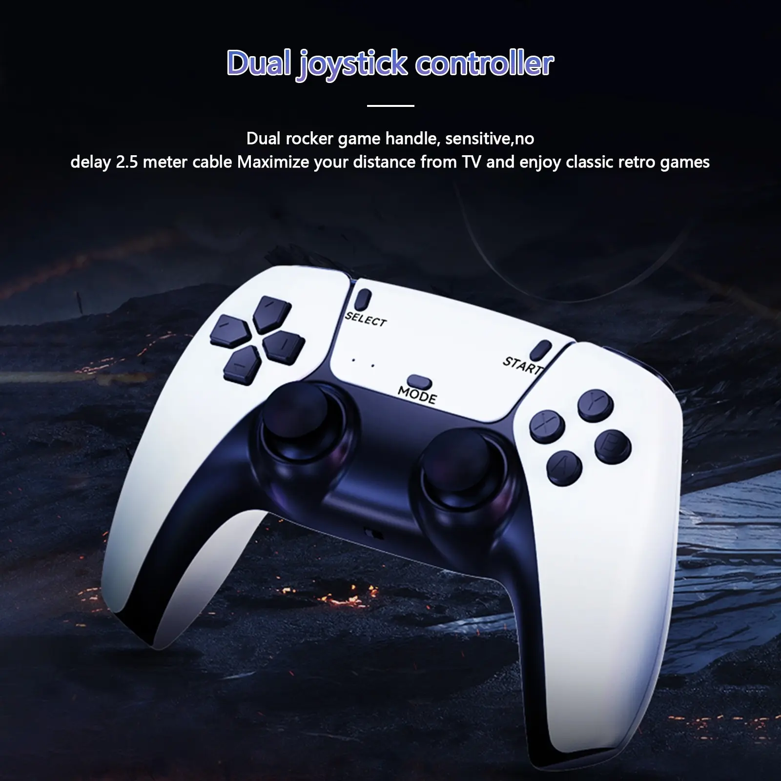 Picture of M8 Pro Game Stick 4K 20000+ Games HDMI HD Video Console 2.4G Wireless Controller For PS1/FC/GB/GBA Arcade Retro TV Game Console