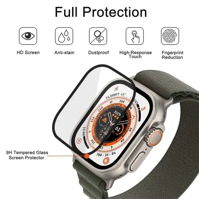Picture of For Apple Watch Screen Protector, Apple Watch Series 8,7,6,5,4,3,2,1 Screen Protector 49mm, 45mm.42mm, 40mm, 41mm Coverage Protector Apple Watch for 40/41/42/44/45/49mm watch
