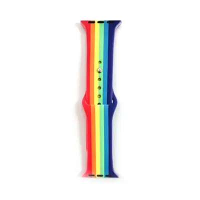 Picture of For Apple Watch Silicone Strap band 49mm 45mm 44mm 42mm Sports Bracelet belt Correa Applicable Watch 7/6/5/4/3/2/1/1/SE Apple Watch Silicon Belt Strap