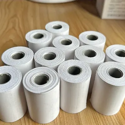 Picture of Pix 57*30mm Thermal Paper Rolls for Receipt Mini Thermal Printer Thermal Paper Rolls for POS Receipt Bill Printer - White