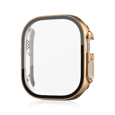 Picture of For Apple Watch Ultra 49mm Case Screen Protector Protective Cover for iWatch Ultra 8 49mm PC Screen Protector Bumper Tempered Glass+Cover for Apple Watch Case Ultra 49mm