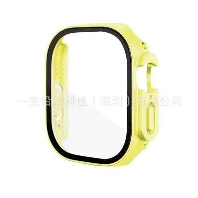 Picture of For Apple Watch Ultra 49mm Case Screen Protector Protective Cover for iWatch Ultra 8 49mm PC Screen Protector Bumper Tempered Glass+Cover for Apple Watch Case Ultra 49mm