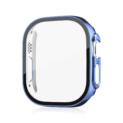 Picture of For Apple Watch Ultra 49mm Case Screen Protector Protective Cover for iWatch Ultra 8 49mm PC Screen Protector Bumper Tempered Glass+Cover for Apple Watch Case Ultra 49mm