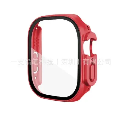 Picture of Pix Apple Watch Ultra 49mm Case Apple Watch Ultra Hard Clear Screen Protector Cover Full Case with Glass Screen Protector IWATCH Series 8 Pro Ultra Watch Case