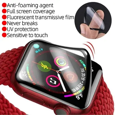 Picture of Pix Apple Watch Screen Protector 45mm PMMA Screen Protector 45mm Hydrogel Poly for Apple Watch 45mm Screen Protector