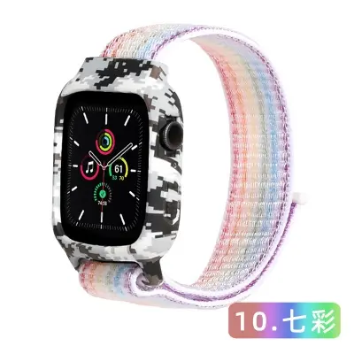 Picture of For Apple Watch Rubber Case and Strap integrated 44/45mm strap for series 4/5/6/7/8  Case Belt  Apple Watch Case and Strap