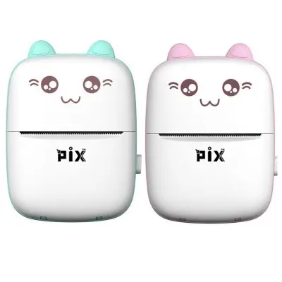 Picture of PIX Mini Printer Machine Wireless Portable Thermal POS Pocket Mobile Printer Short Hand Printer Papering Mini Thermal Bluetooth Pocket