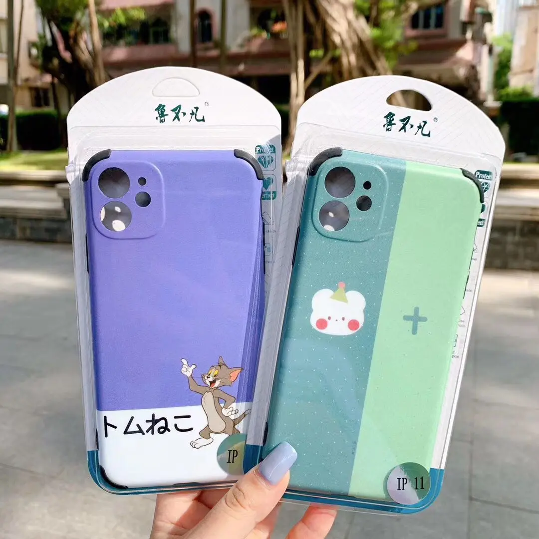 Picture of For iPhone 14 Series Cover - Best Quality Cartoon iPhone Hard Soft Case for iPhone 14/ iPhone 14 Pro/ iPhone 14 Plus/ iPhone 14 Pro Max (Random Design 1 pcs )