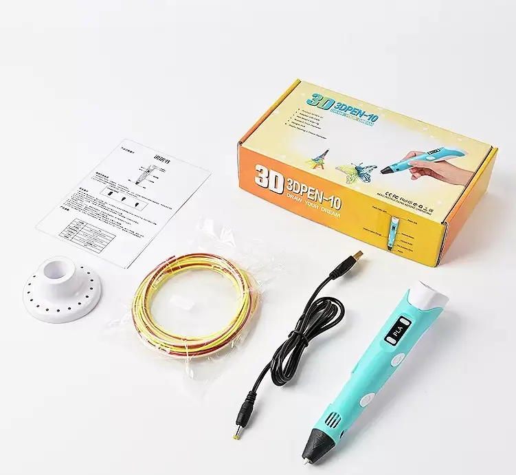 Picture of Pix 3D Art Printing Printer Pen-3D Pen Automatic Feeding 3 Piece color Filament Refill -5 V Mini 3D Printer Machine, attractive gifts for kids