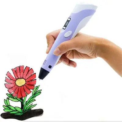 Picture of Pix 3D Art Printing Printer Pen-3D Pen Automatic Feeding 3 Piece color Filament Refill -5 V Mini 3D Printer Machine, attractive gifts for kids