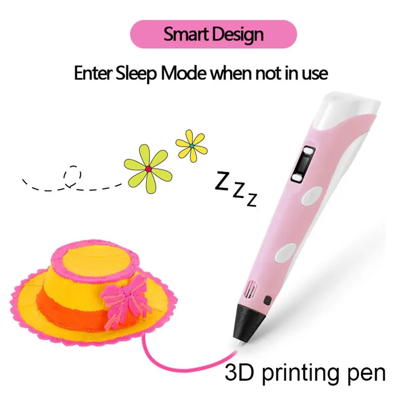 Picture of Pix 3D Art Printing Printer Pen-3D Pen Automatic Feeding 3 Piece color Filament Refill -5 V Mini 3D Printer Machine, attractive gifts for kids