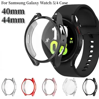 Picture of Pix Samsung Galaxy Watch 5/4 Case and Screen Protector - Full Coverage PC Galaxy Watch Case 40mm/44mm/45mm Hard PC cover for Galaxy Watch 5/4/3/2 40/44mm/45mm