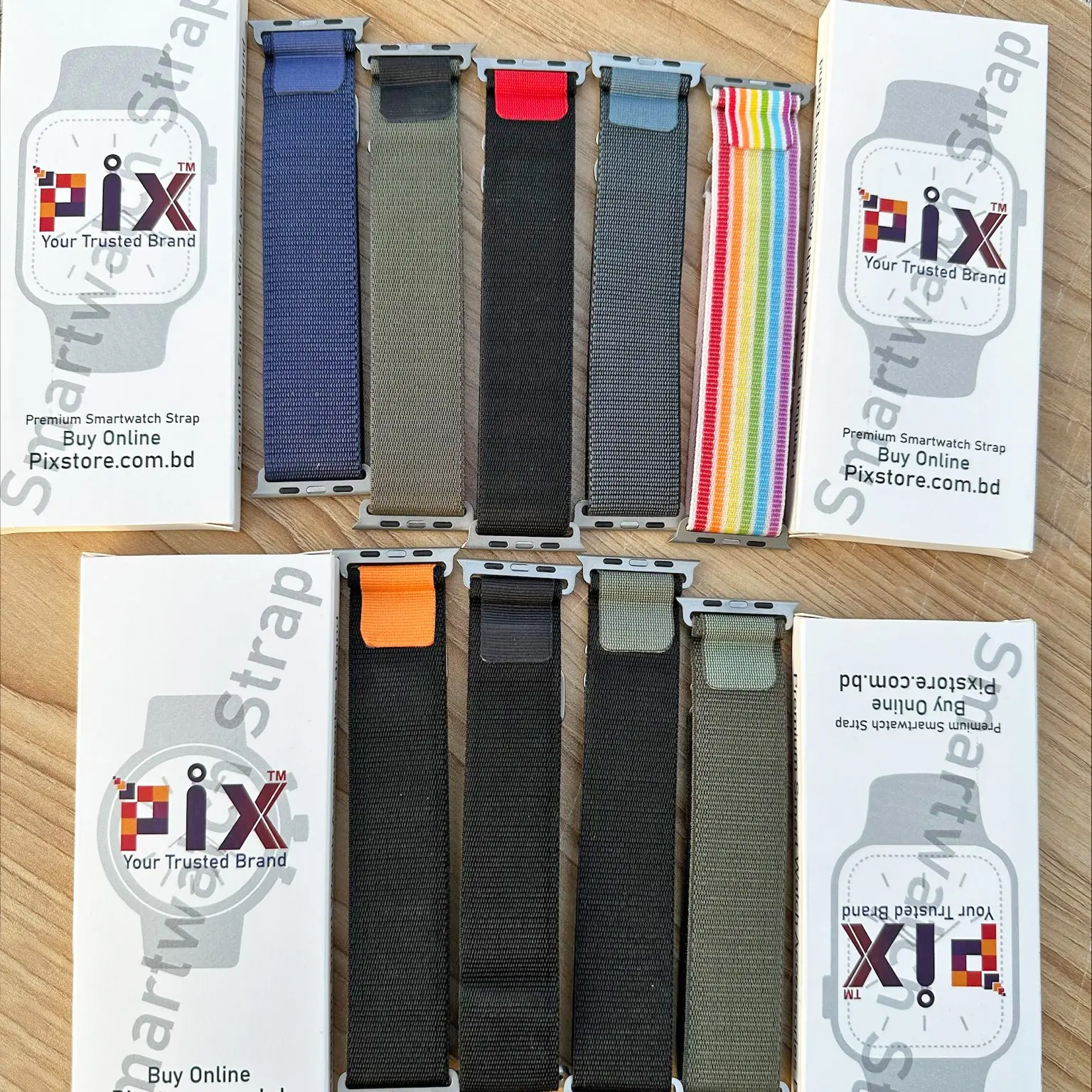 Picture of Apple Watch Strap Belt Nylon Strip Apple Alpine Metal lock Band For 49/45/44/42mm Customize Apple Watch with Stylish nylon belt strap for apple loop