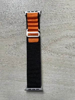 Picture of Apple Watch Strap Belt Nylon Strip Apple Alpine Metal lock Band For 49/45/44/42mm Customize Apple Watch with Stylish nylon belt strap for apple loop