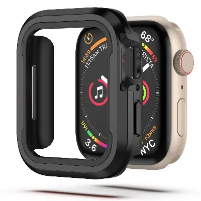 Picture of For Apple Watch Ultra Series 8, 49 mm Dual Layer Aluminum Alloy Soft Tpu Shockproof Watch Protection Bumper Case