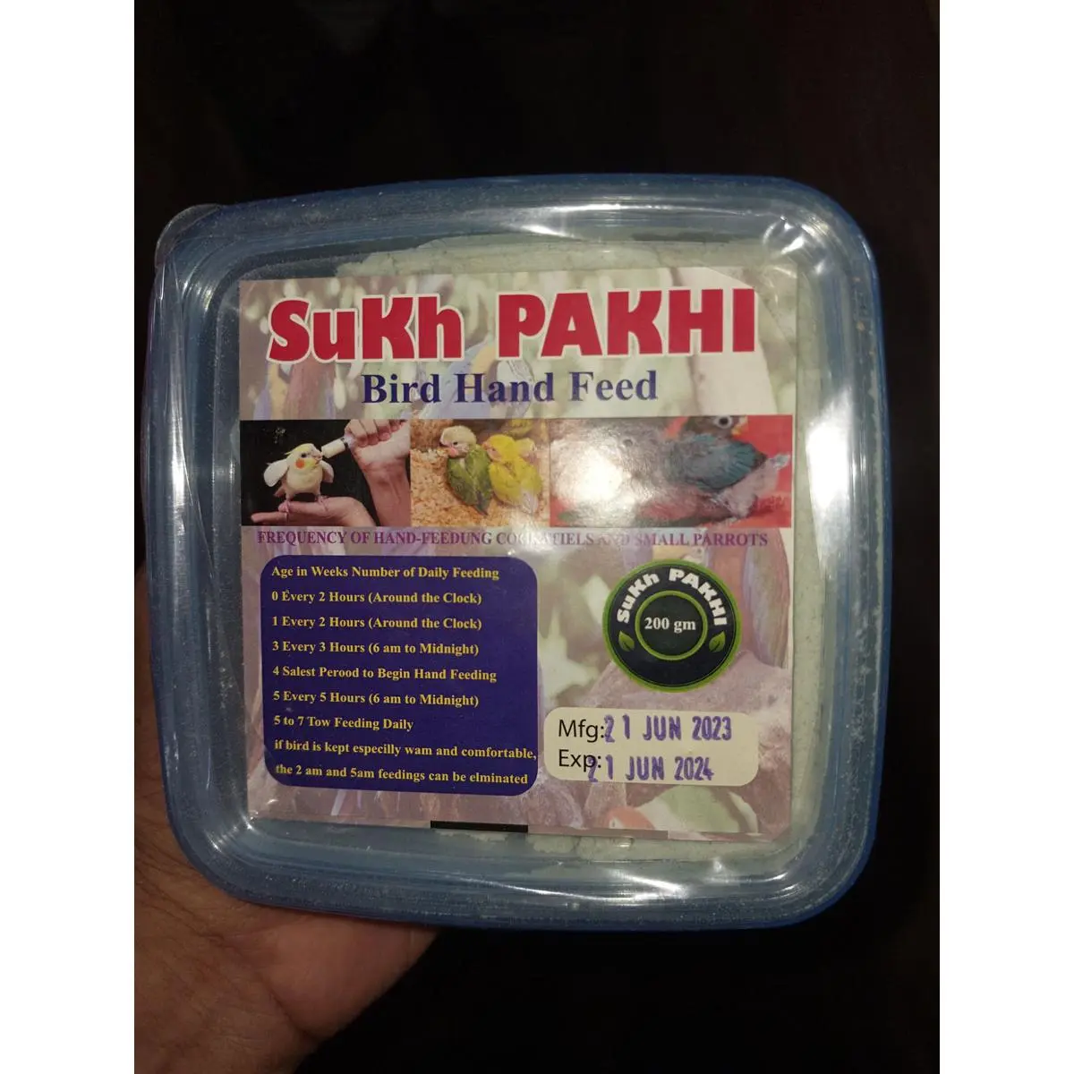 Picture of Handfeed formula for any birds 200gm syring free