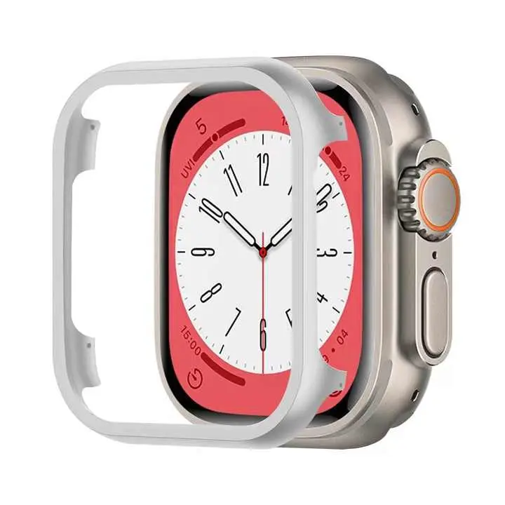 Picture of For Apple Watch Aluminum Alloy Protective Metal Case Hollow Frame Bumper For iWatch 49 mm/45mm/44mm-Premium Quality Aluminum Alloy Bumper Cover for Apple Watch
