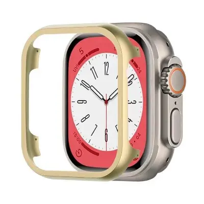 Picture of For Apple Watch Aluminum Alloy Protective Metal Case Hollow Frame Bumper For iWatch 49 mm/45mm/44mm-Premium Quality Aluminum Alloy Bumper Cover for Apple Watch