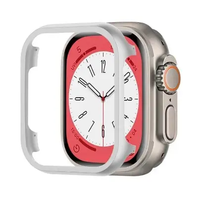 Picture of For Apple Watch Aluminum Alloy Protective Metal Case Hollow Frame Bumper For iWatch 49 mm/45mm/44mm-Premium Quality Aluminum Alloy Bumper Cover for Apple Watch
