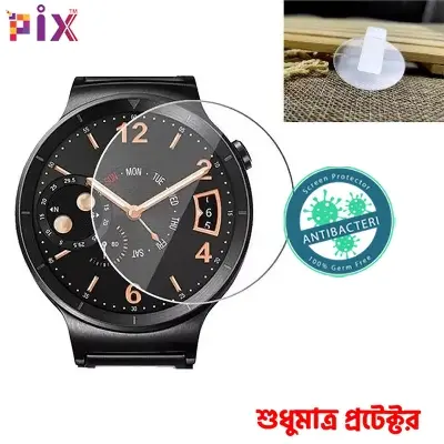 Picture of Pix Samsung Galaxy Watch-4  Screen Protector Protective Film Guard For 40mm 41mm  42mm 44mm 45mm 46mm-Soft Screen Protector for Samsung Galaxy Watch