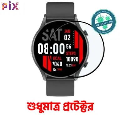 Picture of Pix Kieslect K11/KR/KR Pro Smart Watch Full Coverage Screen Protector-Premium Quality PMMA Full Screen Protector For Kieslect K11/KR/KR Pro Watch