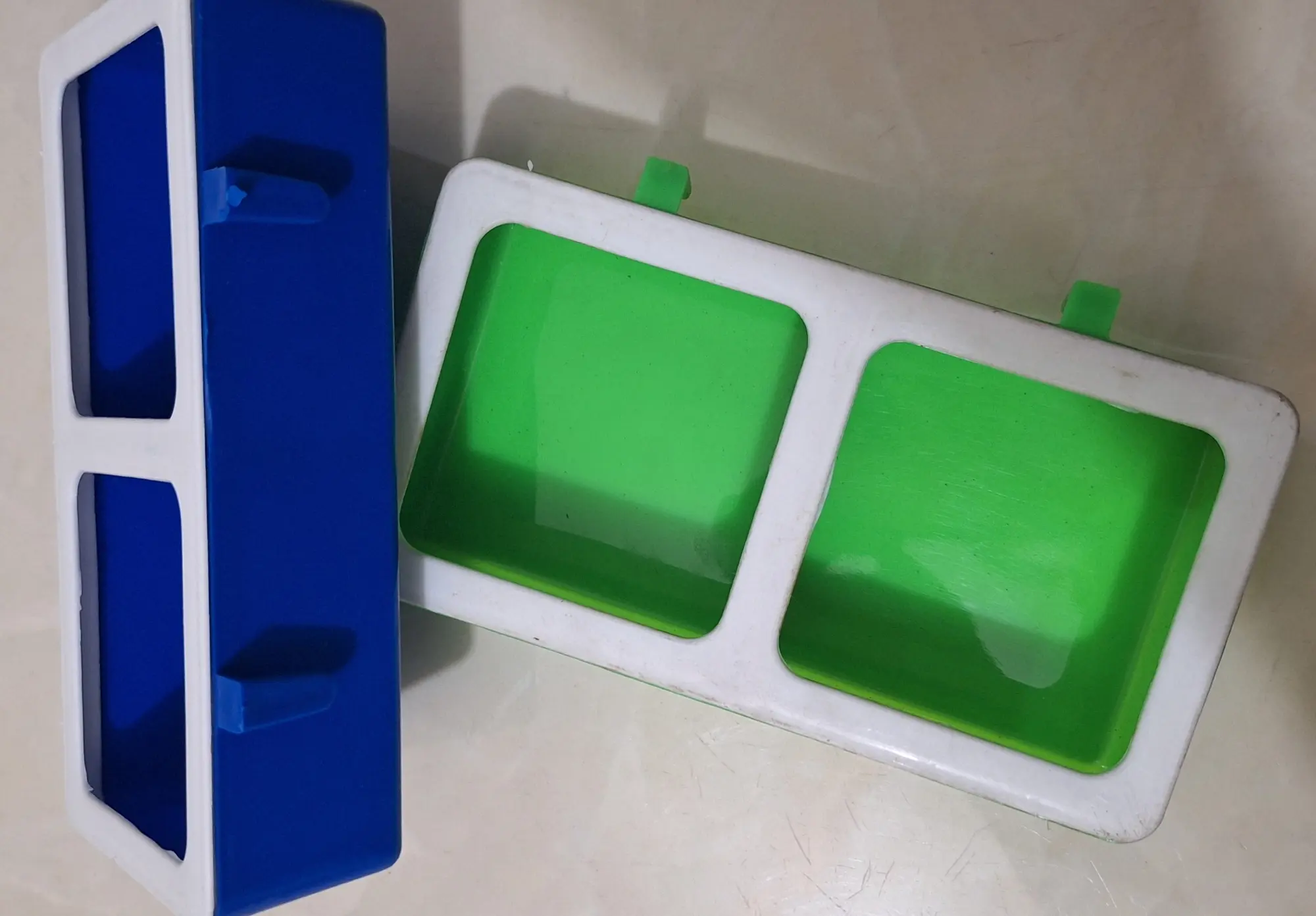 Picture of Double Chamber Food Pot for Birds or pigeon 2 Pcs