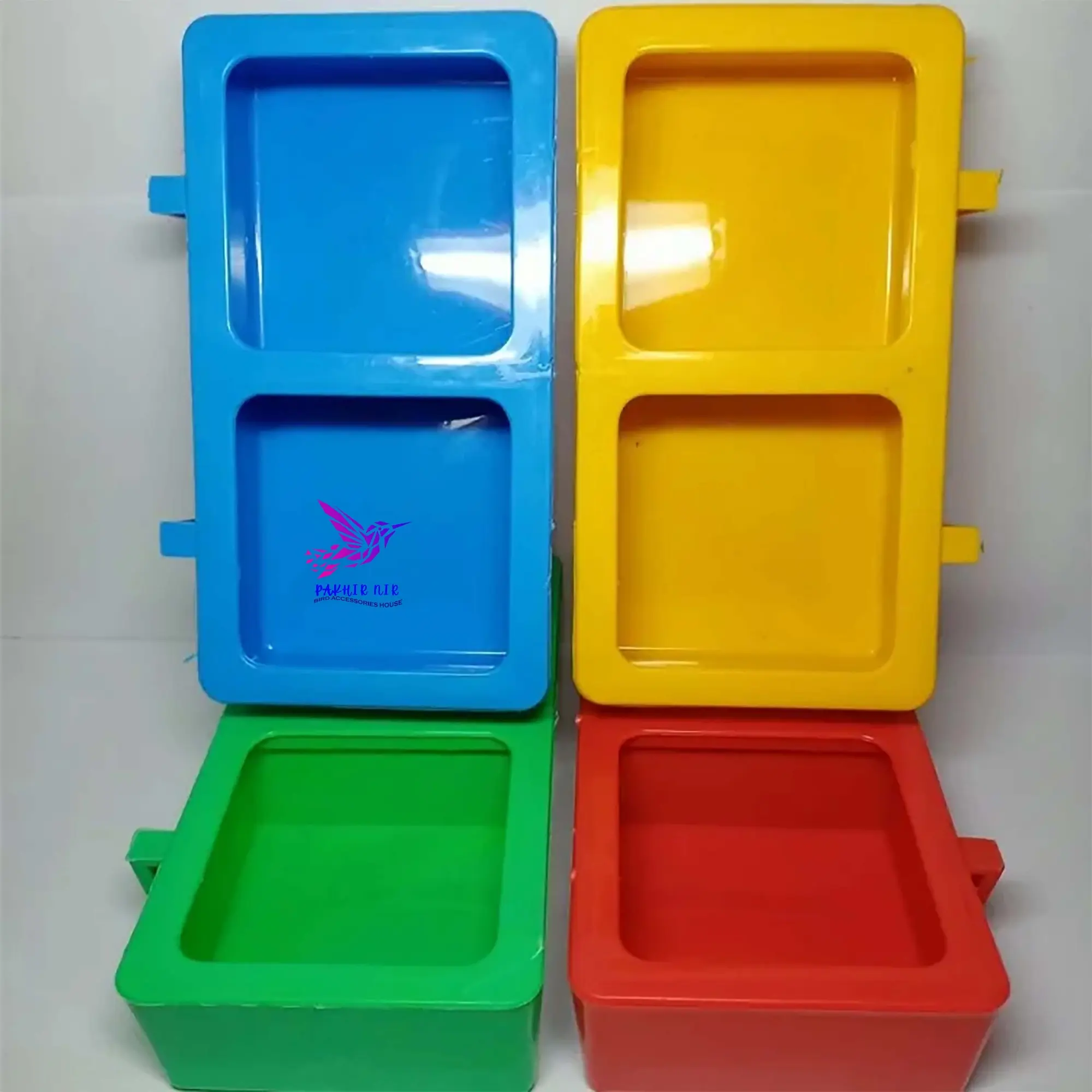 Picture of Double Chamber Food Pot for Birds or pigeon 5 Pcs