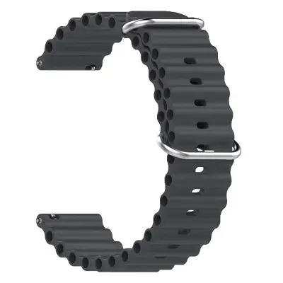 Picture of Pix 20mm/22mm Silicon Strap For Millet/Huawei/Honor/Samsung Smart Watch And All Kind Of Smart Watches Universal Strap-Pure Color Maritime Strap