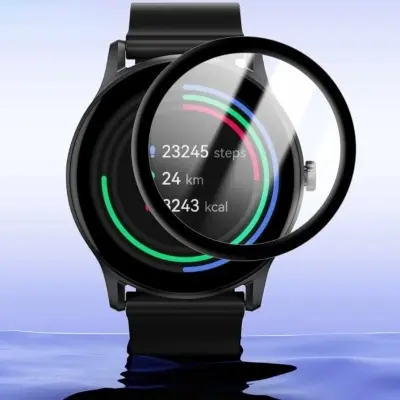 Picture of Pix Xiaomi Haylou Solar Smart Watch Tempered Glass Antibacterial and Bubble Free Screen Protector-Haylow Smart Watch All model Screen Protector
