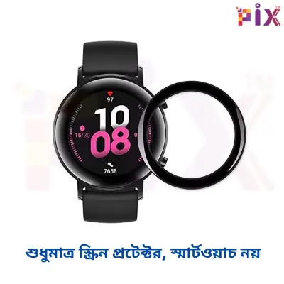 Picture of Pix Screen Protector for Honor Magic2/Honor ES/Honor Band 6/Honor GS3 Smart Watch - PMMA Plastic Full Coverage Screen Protector
