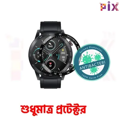 Picture of Pix Screen Protector for Honor Magic2/Honor ES/Honor Band 6/Honor GS3 Smart Watch - PMMA Plastic Full Coverage Screen Protector