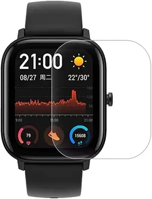 Picture of Screen Protector for Huami Amazfit Bip Pro Smart Watch - All Model Antibacterial and Bubble Free Screen Protector-Transparent Soft Screen Protector