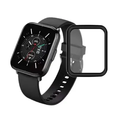 Picture of Pix Antibacterial and Bubble Free Screen Protector for Xiaomi Smart Watch -  Xiaomi Mibro A1/Xiaomi Mibro Air/Xiaomi Mibro Color/Xiaomi Mibro Lite 3D Curved Full Coverage Screen Protector