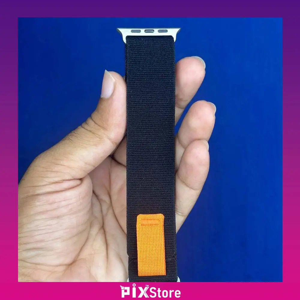 Picture of Pix Apple Watch Nylon Strap - Trail Loop Band for Apple Watch 49mm 45mm 44mm 42mm-Replacement Nylon Soft Band For iwatch